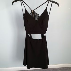 2 Piece Little Black Dress